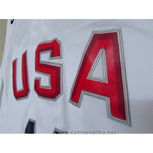 Camiseta USA 2016 Draymond Green #14 Blanco